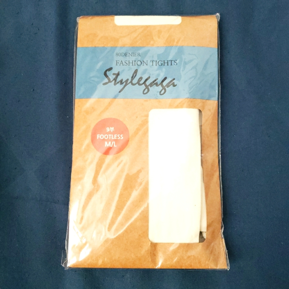 Stylegaga Footless Tights - Cream